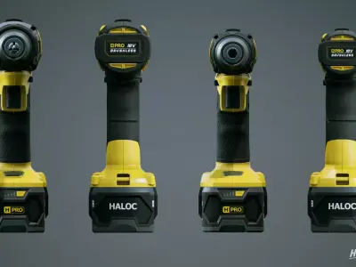 Power Tools Pack Low-poly 3D model purchase