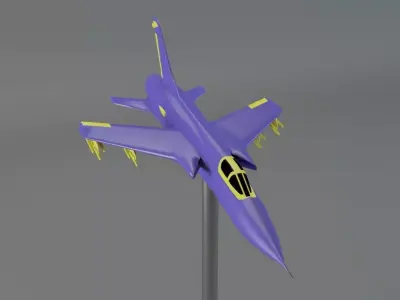 F-105 Thunderchief 3D print model