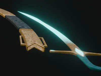 Fantasy Kilij Low-poly 3D model