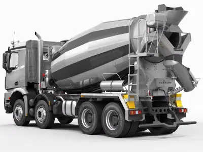 Mercedes Arocs Mixer 3D model