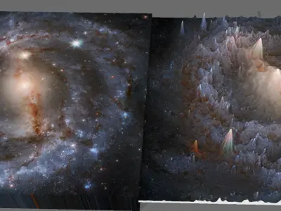 NGC 2336 GALAXY 3D SOFTWARE ANALYSIS 3D print model