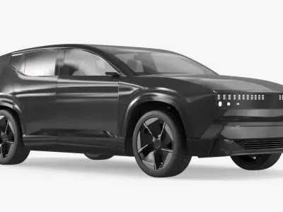  All Electric Compact SUV Black 