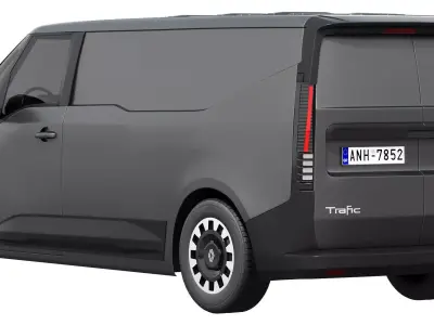 Renault Trafic E-Tech Electric Van 2026 3D model