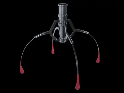 Metal Claw 13 with RIG 3D model