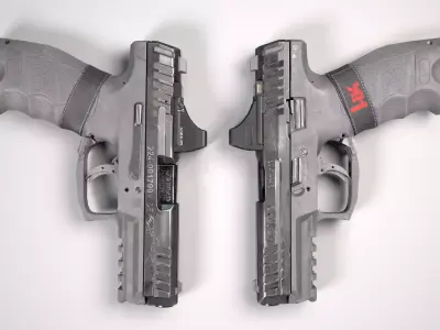 Handgun Heckler Koch VP9 low-poly 3d model Low-poly 3D model