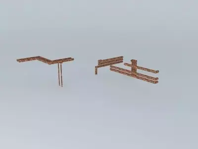 pipes for plant Free 3D model