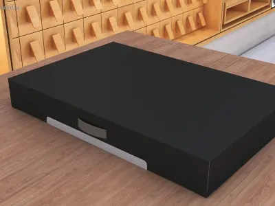 Thin Laptop Box 3D model