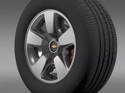 Chevrolet Suburban DE wheel 3D model