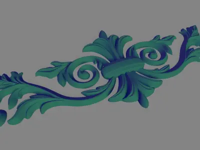 central pattern 3D model