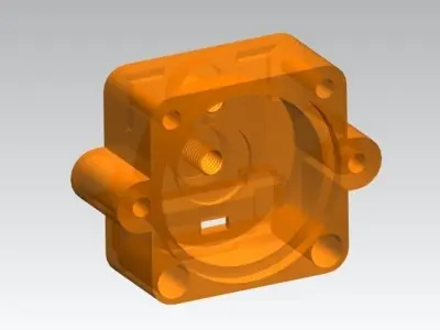 Mold plastic connector Free 3D model