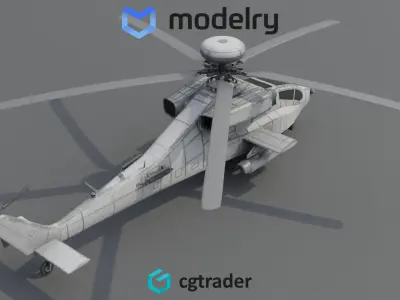 Attack Helicopter 3D model order