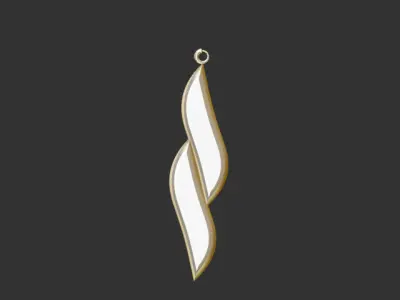 geometric pendant Free 3D print model