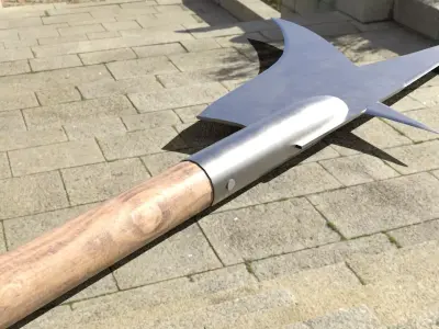 English Bill Low-poly 3D model