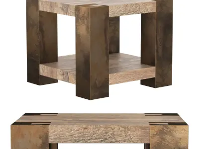 Telluride End Table 3D model