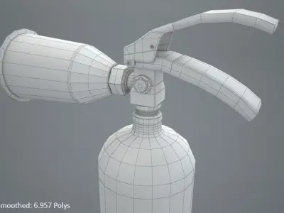 Fire Extinguisher 3D Model 3D model