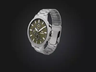 Watch Low-poly 3D model purchase
