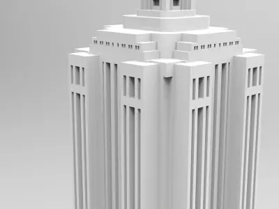 empire state building Free 3D print model