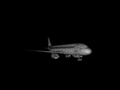 Burnt Airliner 3D model