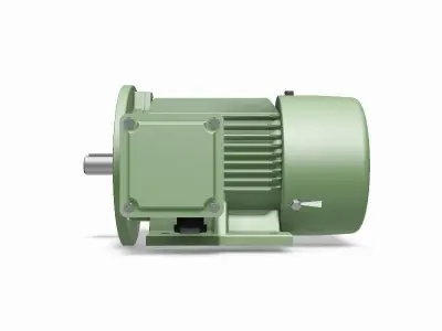 90S B35 Right IEC electric motor - 3D CAD model 3D model