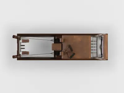 Pilates Reformer Machine - High-End 3D model
