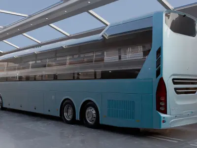 Volvo 9600 S  Low-poly 3D model