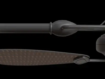 Twin Breeze Ii 74-In Oil Rubbed Bonze 3D model