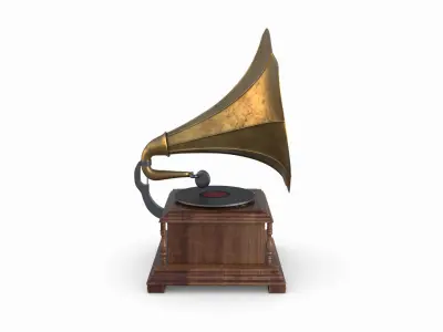 Gramophone 3D model