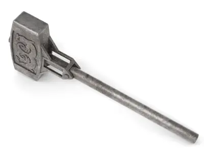 Metal Hammer Low-poly 3D model purchase