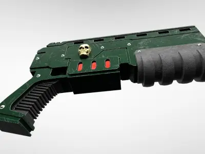 Exitus Pistol 3D model