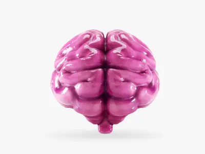 Cartoon Brain 3D model