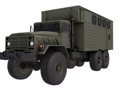 M934A1 Expansable Van Military Truck 3D model