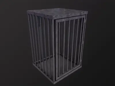 Cage 3D Model Low-poly 3D model