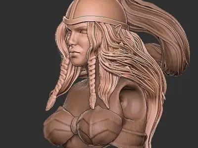 Laurana Mythic Legions Head 3D print model