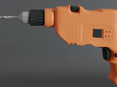 Drill Machine Free 3D model