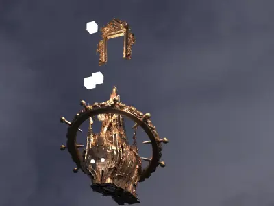 Devine Kingdom Helmet Aura design 3D model