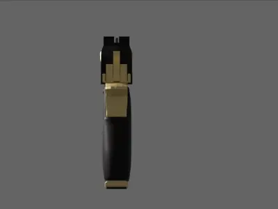 Desert Eagle pack--PBR metal Low-poly 3D model