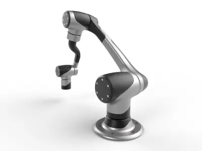 Robotic Arm M03 Low-poly 3D model