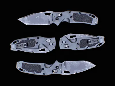 K320 Tactical Knife Low Poly PBR - FPS Weapon Low-poly 3D model