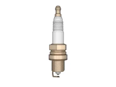 Spark Plug Free 3D model