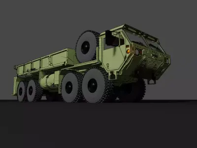 M997 Hemtt Oshkosh MLRS Ammunition Truck 3D print model
