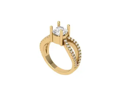 Wedding Ring  3D print model 435