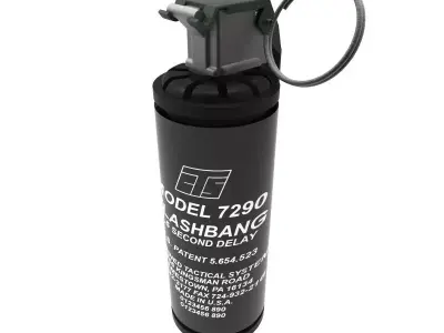 CTS 7290 FLASHBANG GRENADE 3D print model