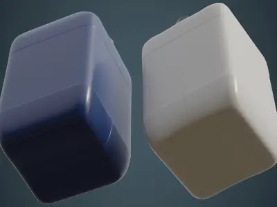 Fuel Can 7A Low-poly 3D model