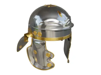 Roman Imperial Gallic Helm 3D Model 3D model