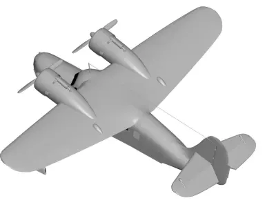 Grumman G-21 Goose 3D model purchase