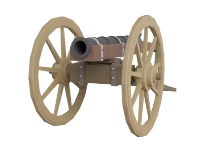 cannon century 15 Free 3D model