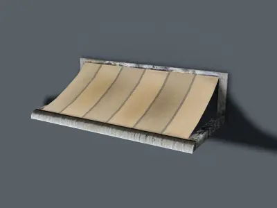 Small awning Free low-poly 3D model