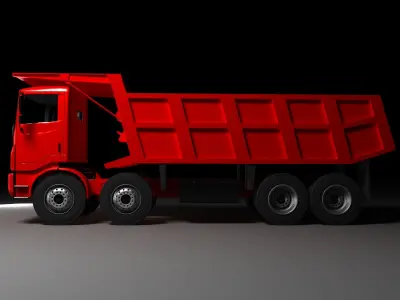 construction site truck 3D model