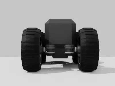 SCI FI TIRE Free low-poly 3D model