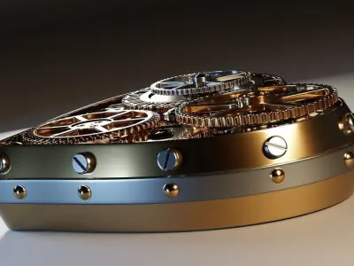 Steampunk heart 3D model